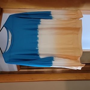 Very Cute long sleeve tri color boutique shirt